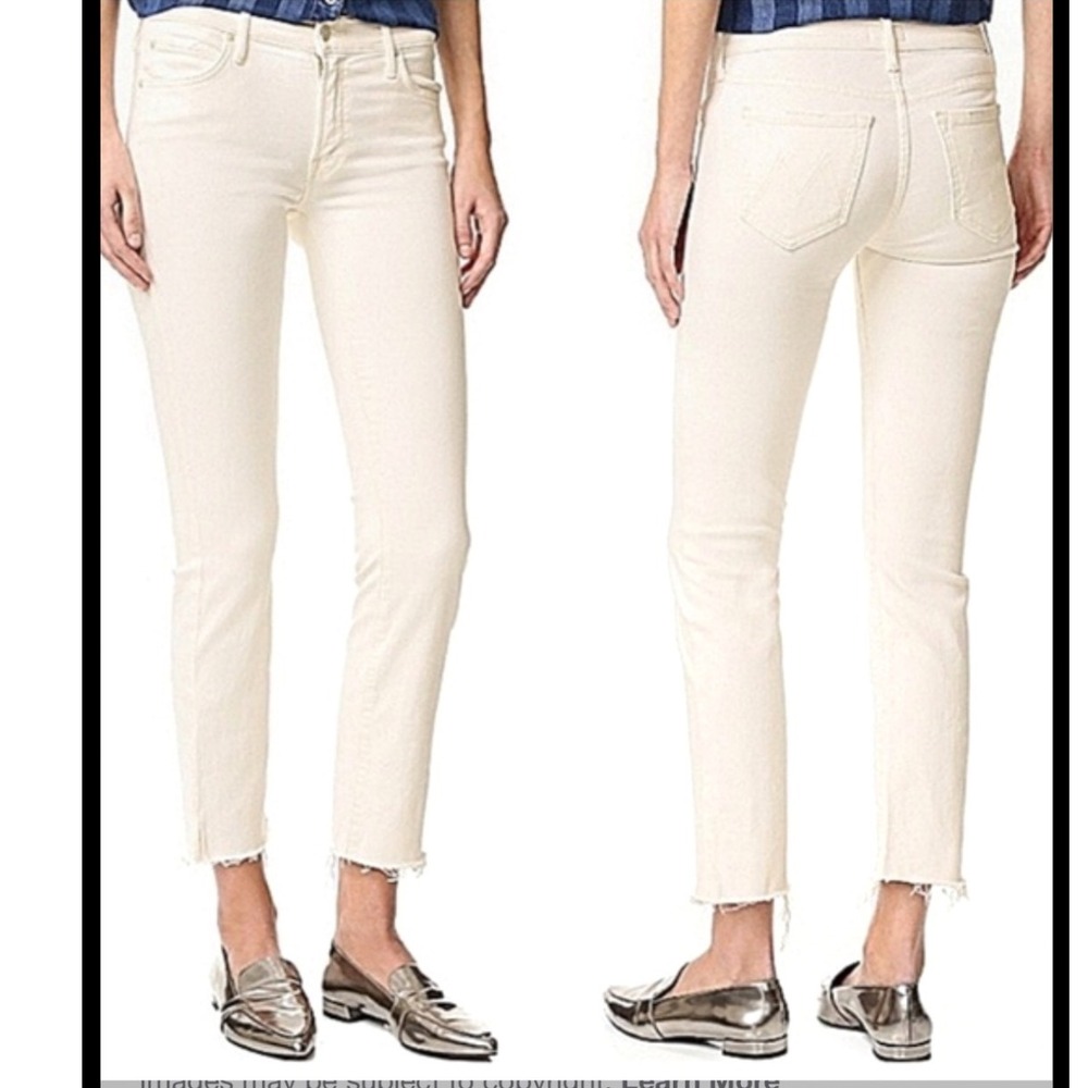 MOTHER The Rascal Ankle Snippet Jeans Size 27 boho‎ layered minimalist chic